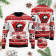 Northern Illinois Huskies Football Team Logo Personalized Ugly Christmas Sweater