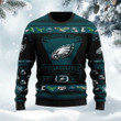 Philadelphia Eagles Football Team Logo Personalized Ugly Christmas Sweater