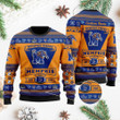 Memphis Tigers Football Team Logo Custom Name Personalized Ugly Christmas Sweater