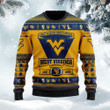 West Virginia Mountaineers Football Team Logo Personalized Ugly Christmas Sweater