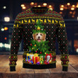 Goldendoodle Pine Ugly Christmas Sweater