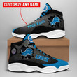Personalized Detroit Lions Nfl Football Team Sneaker Shoes
