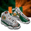 Miami Hurricanes Football Ncaaf Teams Sneaker Shoes