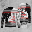 Jesus I Can Do All Things Ugly Christmas Sweater, Perfect Holiday Gift
