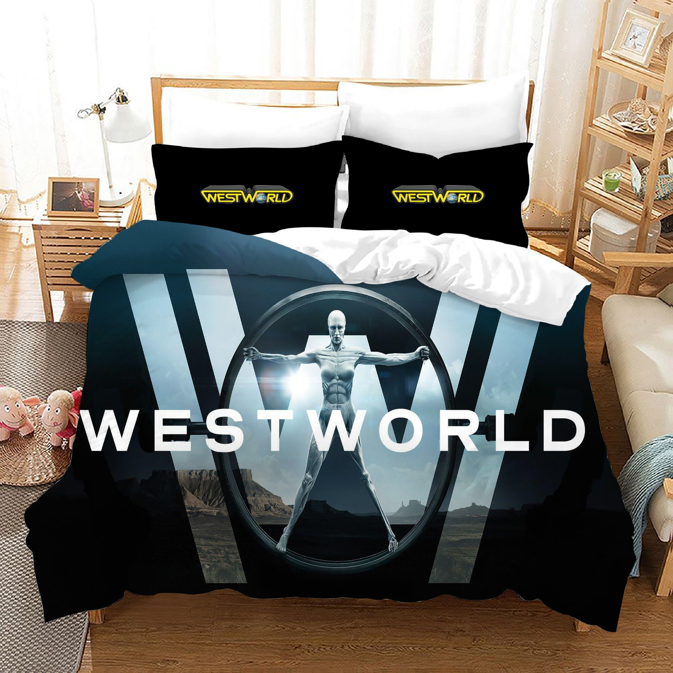 Westworld #1 Duvet Cover Quilt Cover Pillowcase Bedding Set Bed Linen Home Bedroom Decor