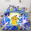 Pokemon Pikachu #39 Duvet Cover Quilt Cover Pillowcase Bedding Set Bed Linen Home Bedroom Decor