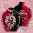 Pemagear Arizona Cardinals All Time Greatest 3D All Over Print Hoodie, Zip-Up Hoodie