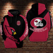 Pemagear Arizona Cardinals 3D All Over Print Hoodie, Zip-Up Hoodie
