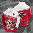 Pemagear Atlanta Falcons 3D All Over Print Hoodie, Zip-Up Hoodie