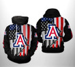 Pemagear Arizona Wildcats NCAA US Flag 3D All Over Print Hoodie, Zip-Up Hoodie