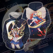 Pemagear Sailor Moon New Unisex 3D All Over Print Hoodie, Zip-Up Hoodie