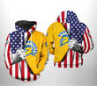 Pemagear San Jose State Spartans NCAA US Flag 3D All Over Print Hoodie, Zip-Up Hoodie