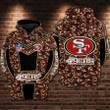 Pemagear San Francisco 49ers Nfl Football Camouflage Red 3D All Over Print Hoodie, Zip-Up Hoodie