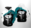Pemagear San Jose Sharks NHL Skull Punisher 3D All Over Print Hoodie, Zip-Up Hoodie