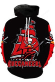 Pemagear Tampa Bay Buccaneers Cool Skull 3D All Over Print
