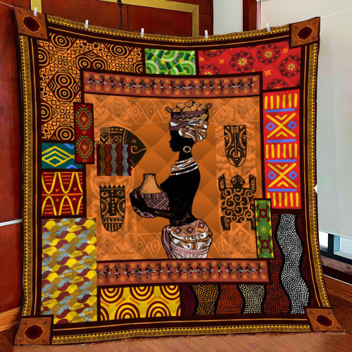 African Culture Fleece Blanket Quilt Blanket
