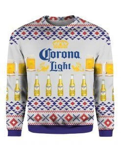 Corona Light Beer Ugly Christmas Sweater