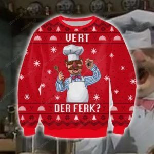 Vert Der Ferk Knitting Ugly Christmas Sweater