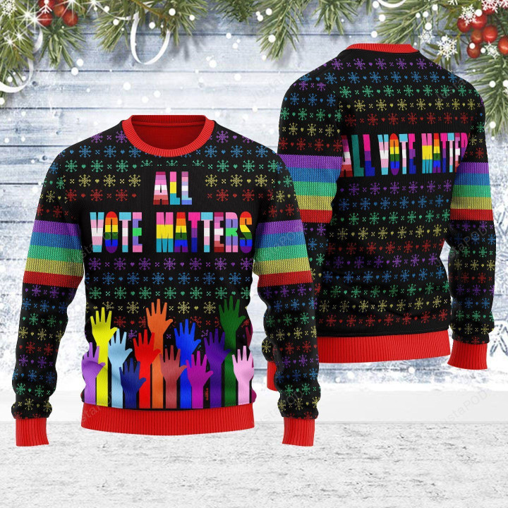All Vote Matters Ugly Christmas Sweater
