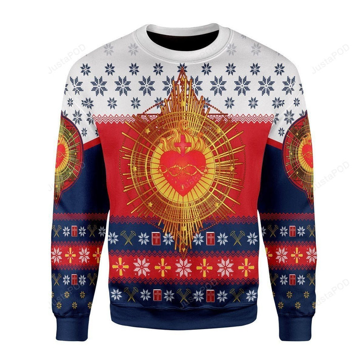 Sacred Heart Ugly Christmas Sweater
