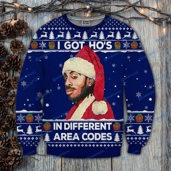 Ludacris I Got Ho?S In Different Area Codes Ugly Christmas Sweater