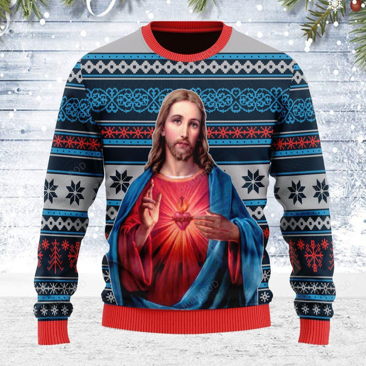 Jesus Christ Ugly Christmas Sweater