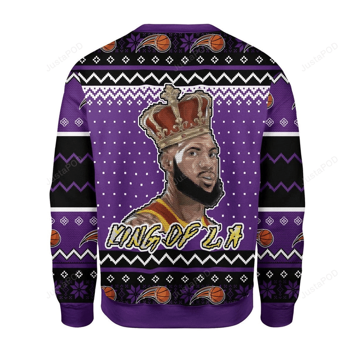 King Of La Ugly Christmas Sweater