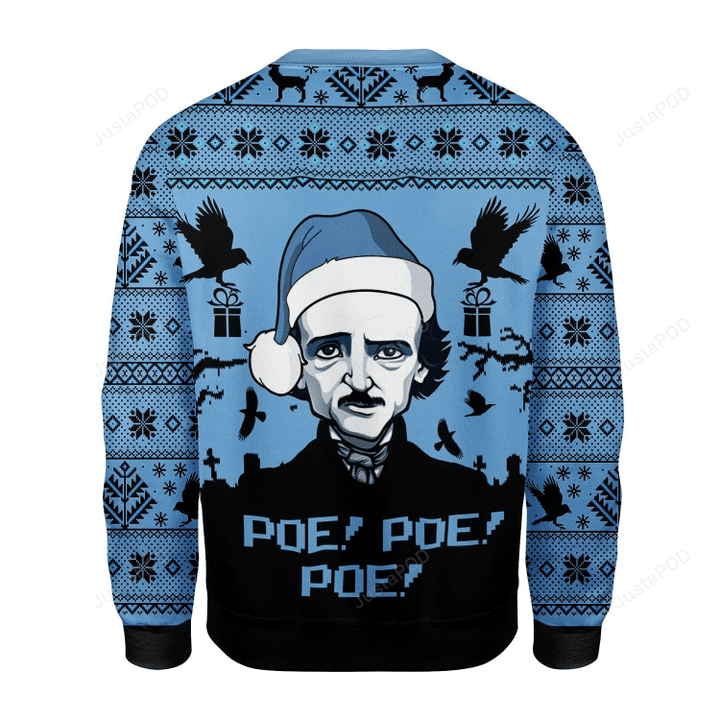Edgar Allan Poe Ugly Christmas Sweater