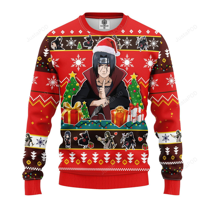 Uchiha Itachi Naruto Ugly Christmas Sweater