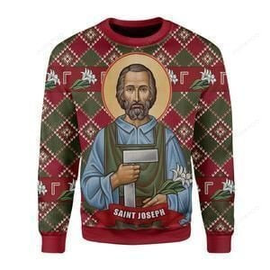 Saint Joseph Ugly Christmas Sweater
