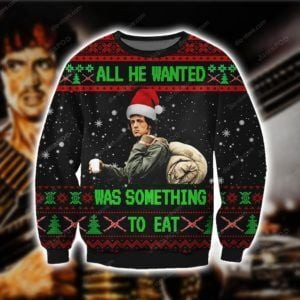 All He Wanted Was Something To Eat Ugly Christmas Sweater