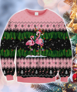 Flamingo Ugly Christmas Sweater