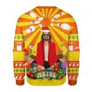 Big Lebowski Hippie Ugly Christmas Sweater