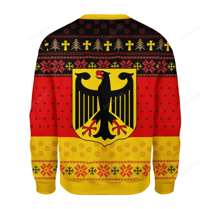 Merry Christmas Gearhomies Berlin Coat Of Arms Ugly Christmas Sweater