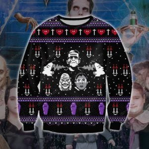 The Addams Family Ugly Christmas Sweater