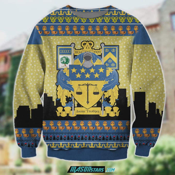 Delta Upsilon 3D Print Ugly Christmas Sweater
