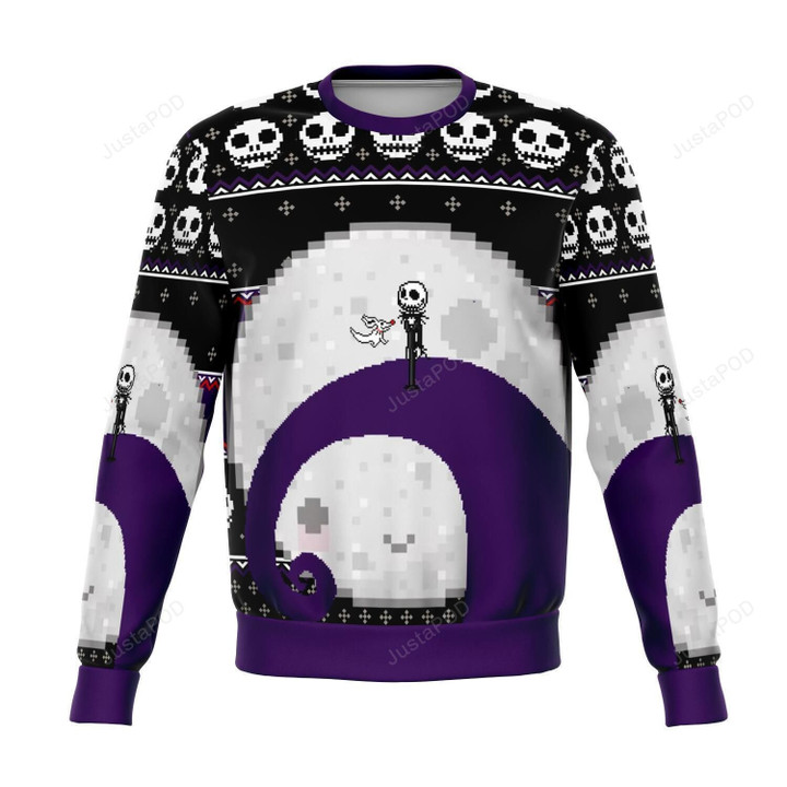 Nightmare Jack Moon Ugly Christmas Sweater