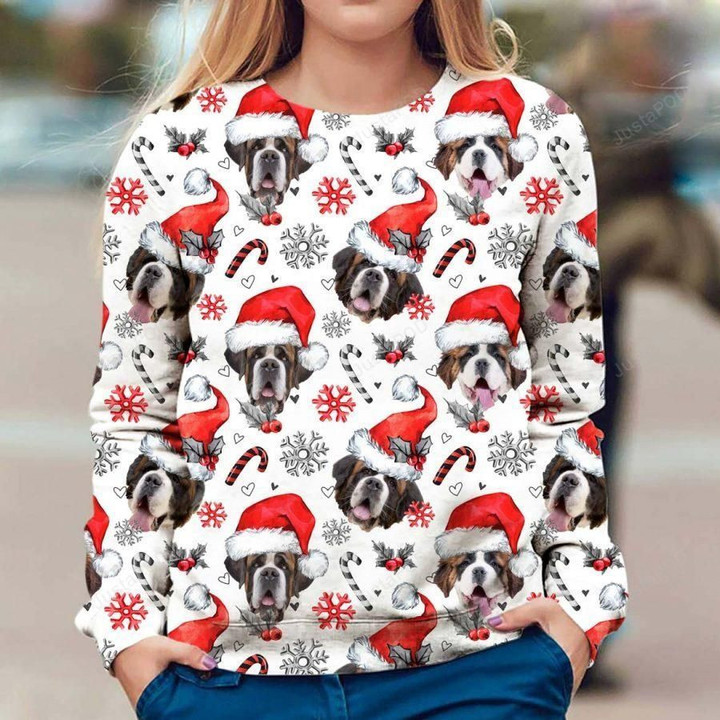 St Bernard Ugly Christmas Sweater