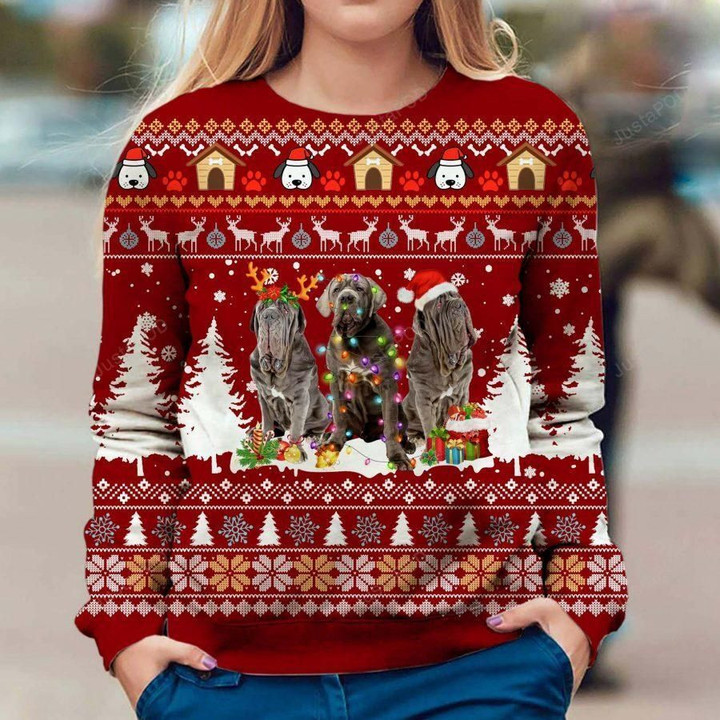Neapolitan Mastiff Ugly Christmas Sweater