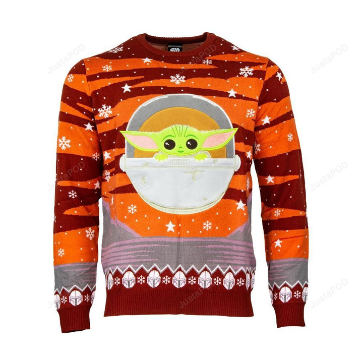 Official Star Wars Baby Yoda Christmas Ugly Christmas Sweater