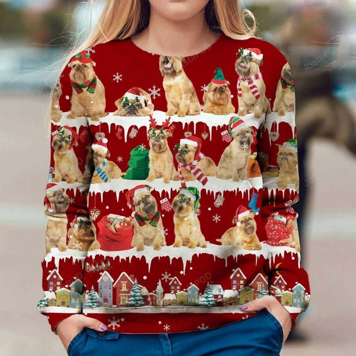 Griffon Bruxellois Dog Ugly Christmas Sweater