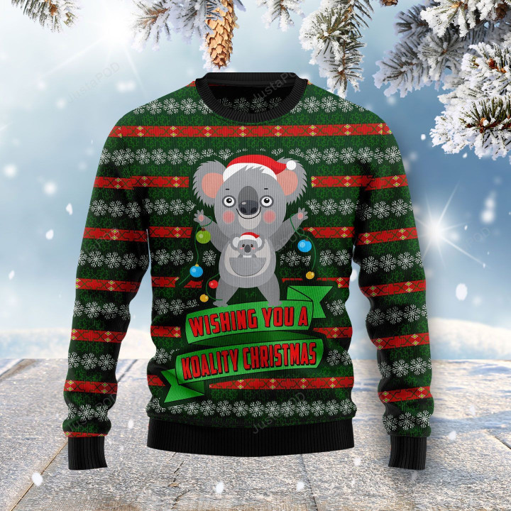 Wishing You A Koality Christmas Ugly Christmas Sweater