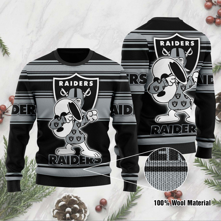 Las Vegas Raiders D Full Printed Sweater Shirt For Football Fan Nfl Jersey Ugly Christmas Sweater