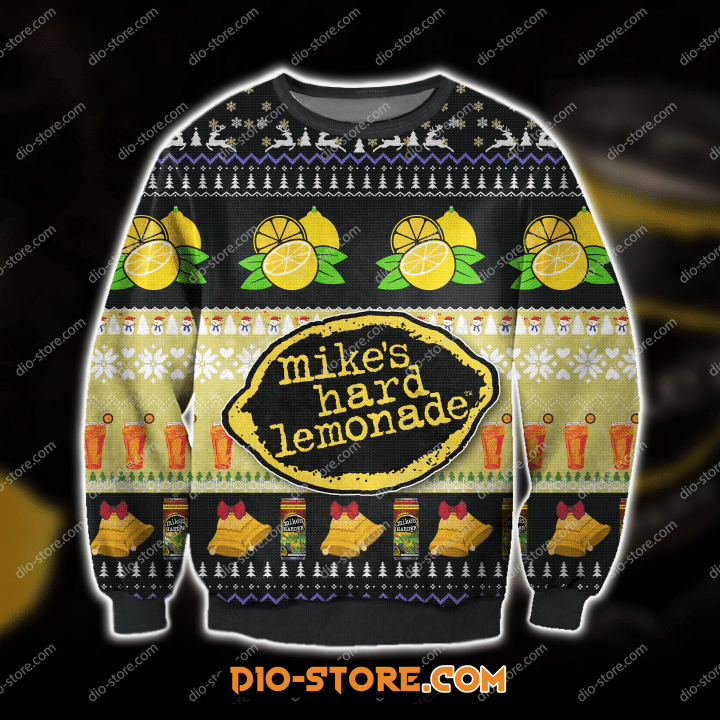 3D Mike'S Hard Lemonade Ugly Christmas Sweater