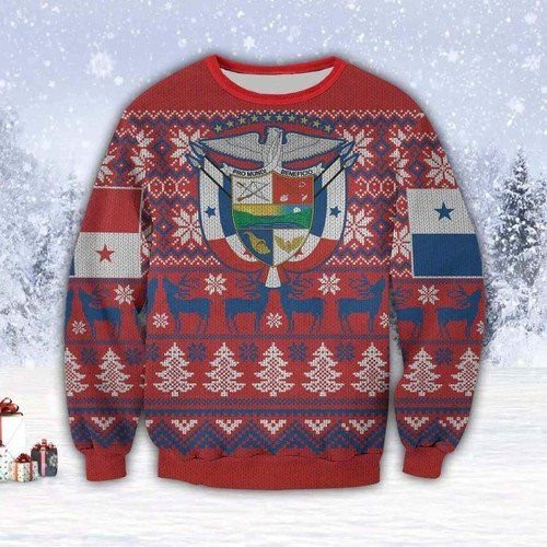 Panama For Unisex Ugly Christmas Sweater