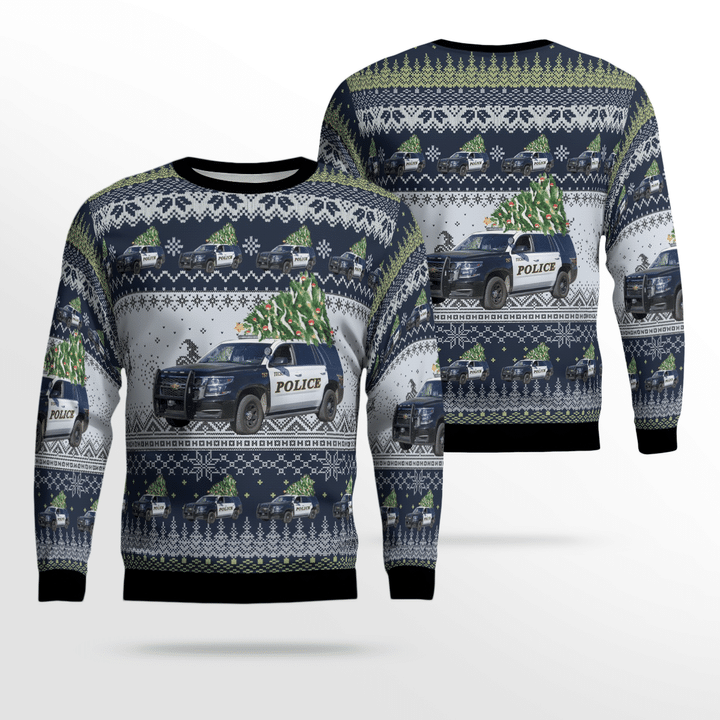 Tucson Police Department Chevrolet Tahoe Police Ugly Christmas Sweater