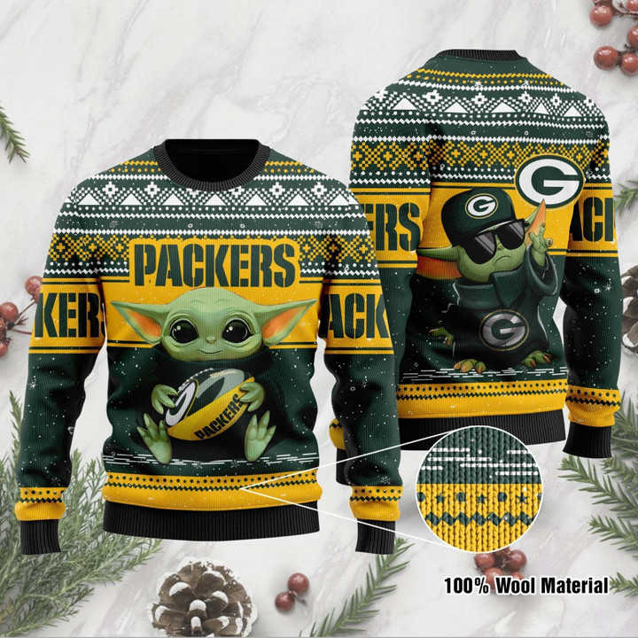 Green Bay Packers Sweater Ugly Christmas Sweater