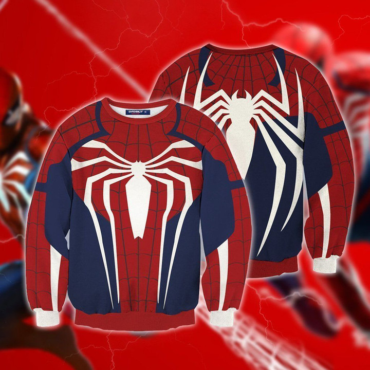 Spider-Man Cosplay Ps4 Ugly Christmas Sweater