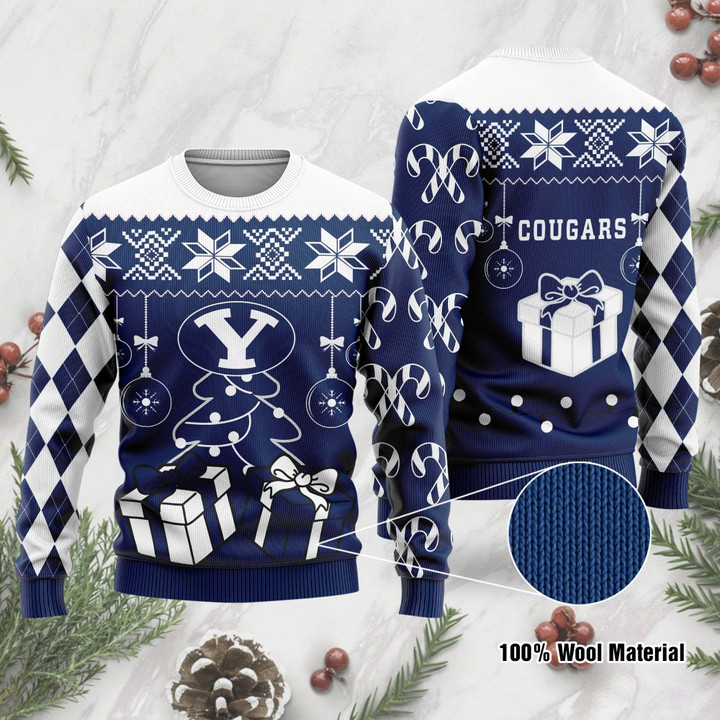 Byu Cougars Funny Ugly Christmas Sweater