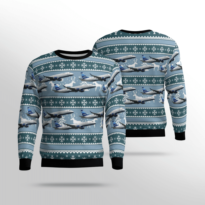Jetblue Airways Embraer Ugly Christmas Sweater